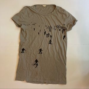 ***2 for $10***  J Crew Grey T Shirt | Medium